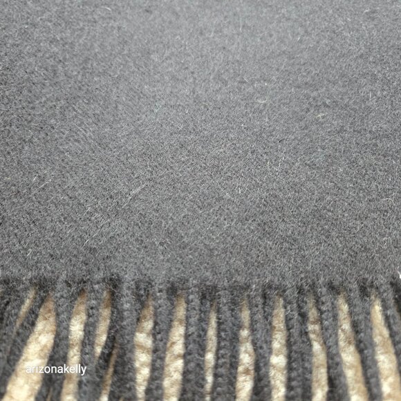 NWOT Royal Alpaca Scarf {{{{SOFT & LUX}}}} Black - Picture 9 of 13